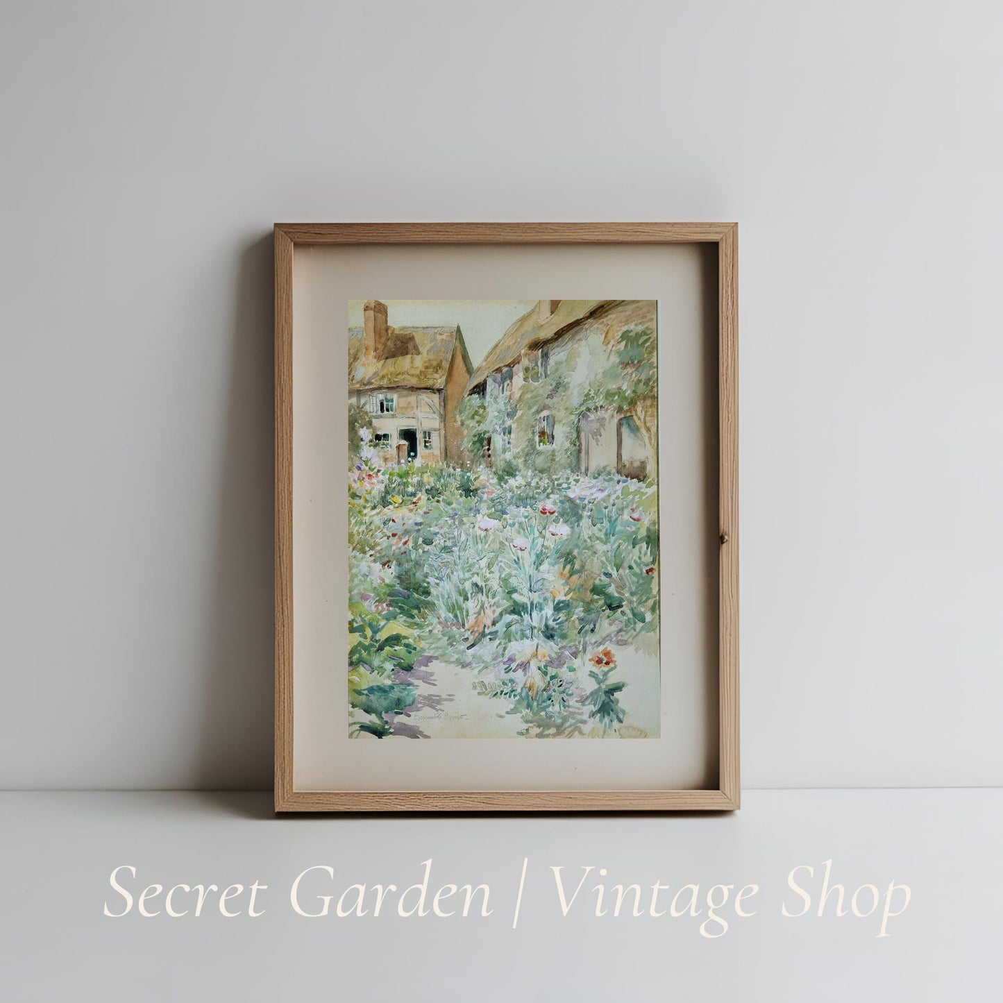 025 Vintage Garden Art Print