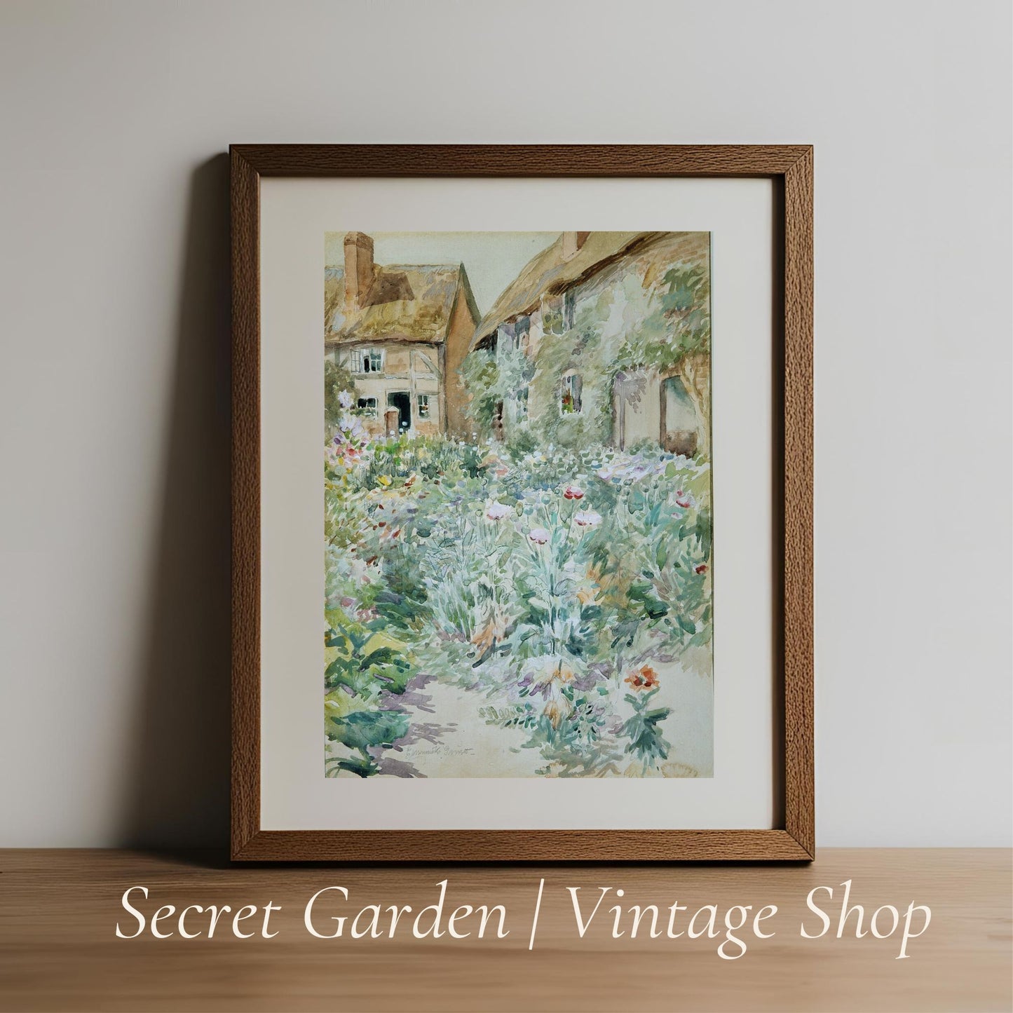 025 Vintage Garden Art Print