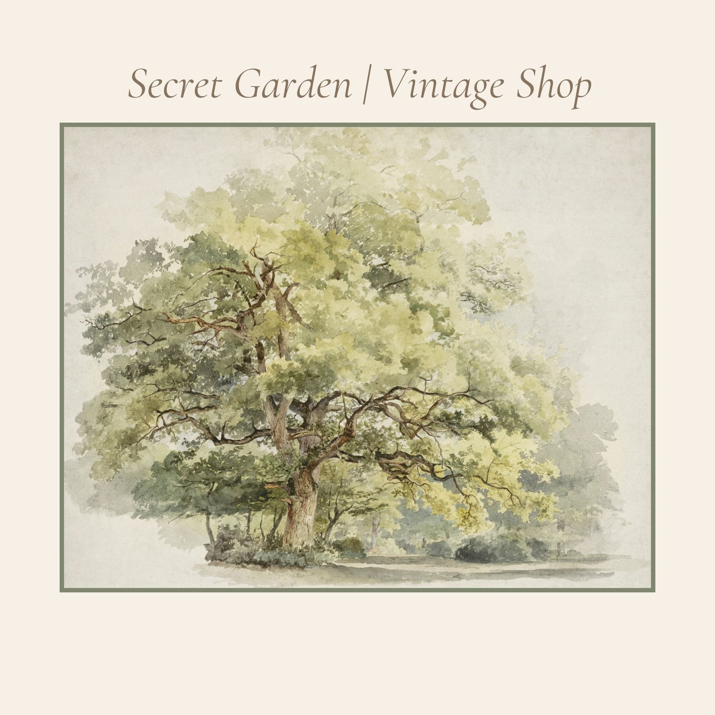 007 Botanical Tree Painting Art Print