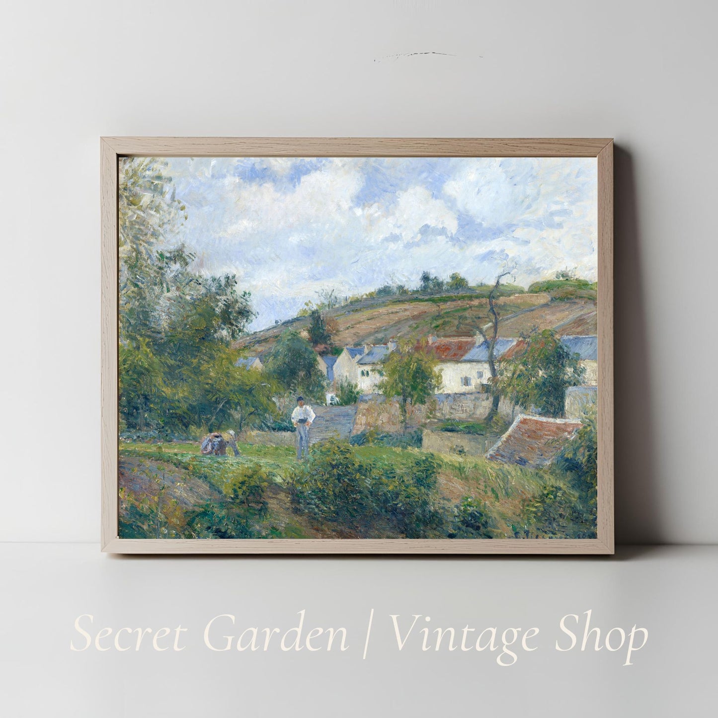 027 Vintage Landscape Art Print