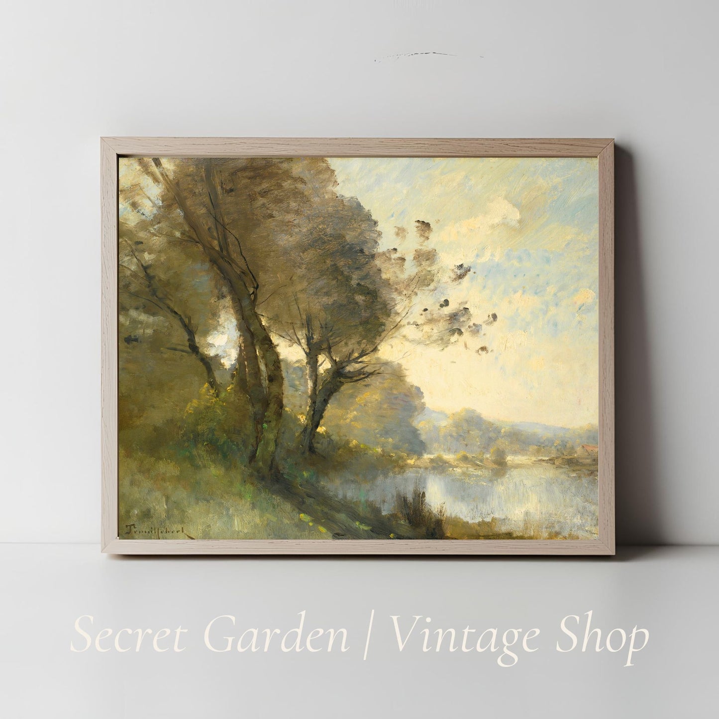 021 Vintage Landscape Art Print