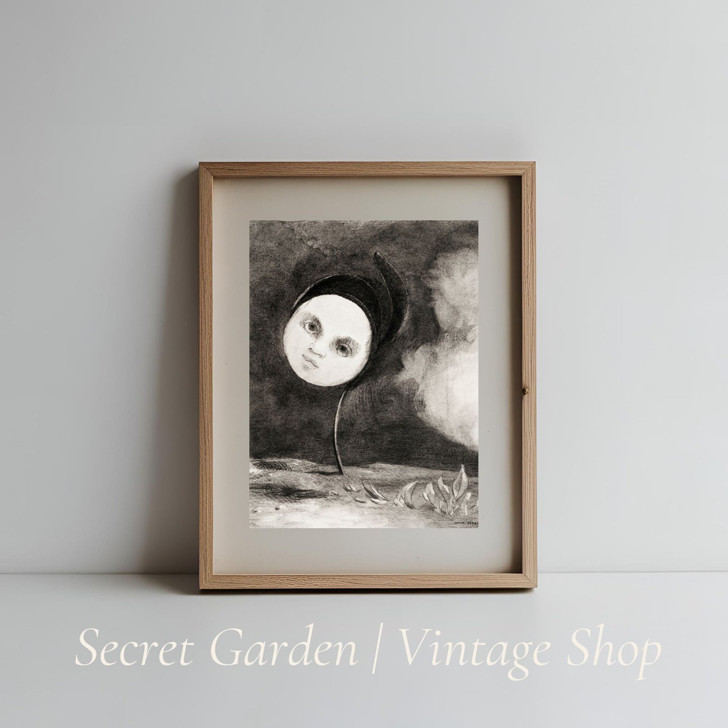 016 Moon Flower Art Print