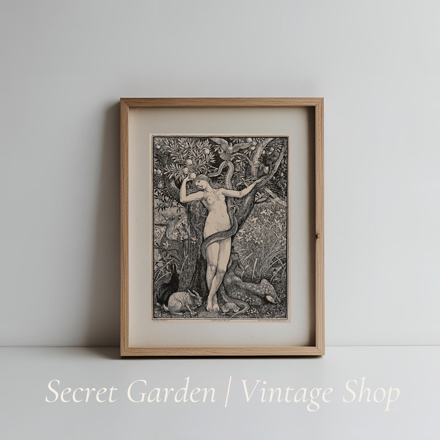 020 Vintage Eve Illustration Art Print