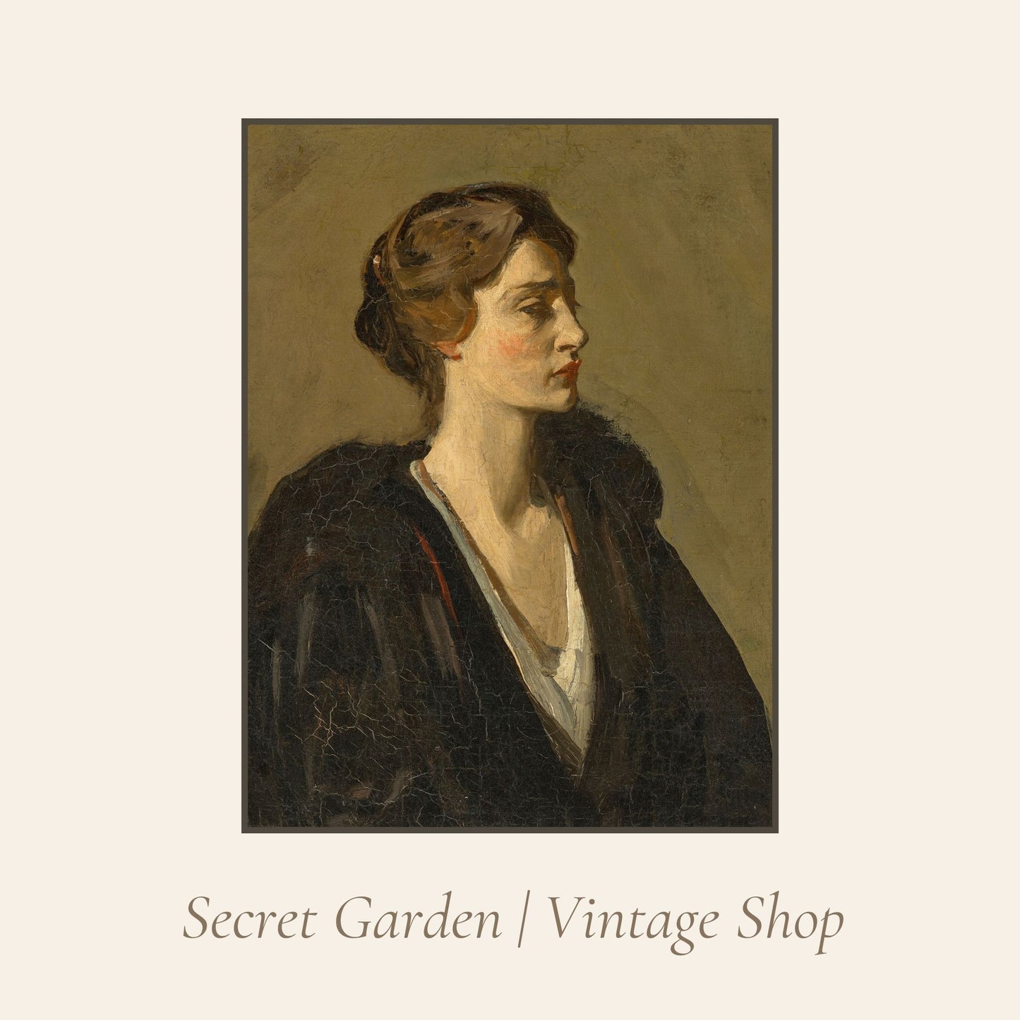 018 Lady Portrait Art Print