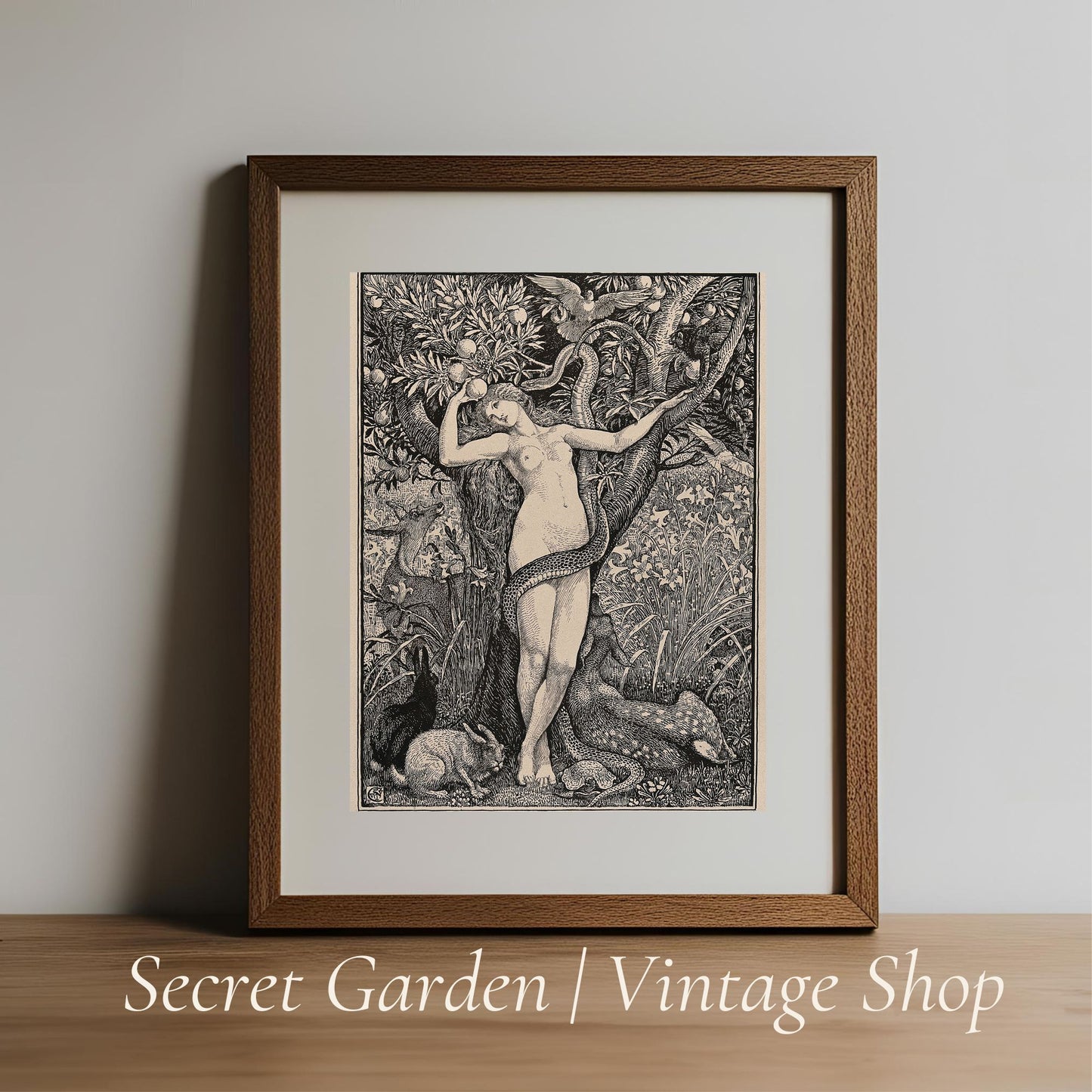020 Vintage Eve Illustration Art Print