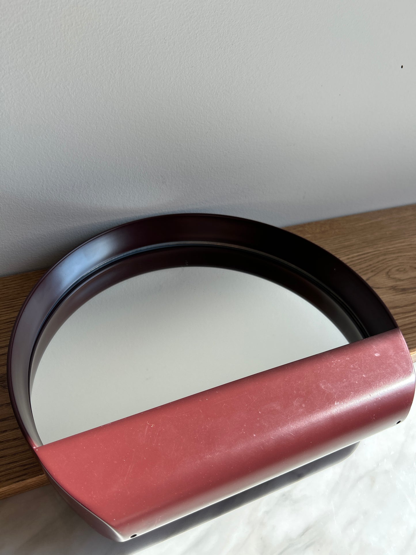 Vintage Ikea Entry Mirror | W/ Catch-All Pocket