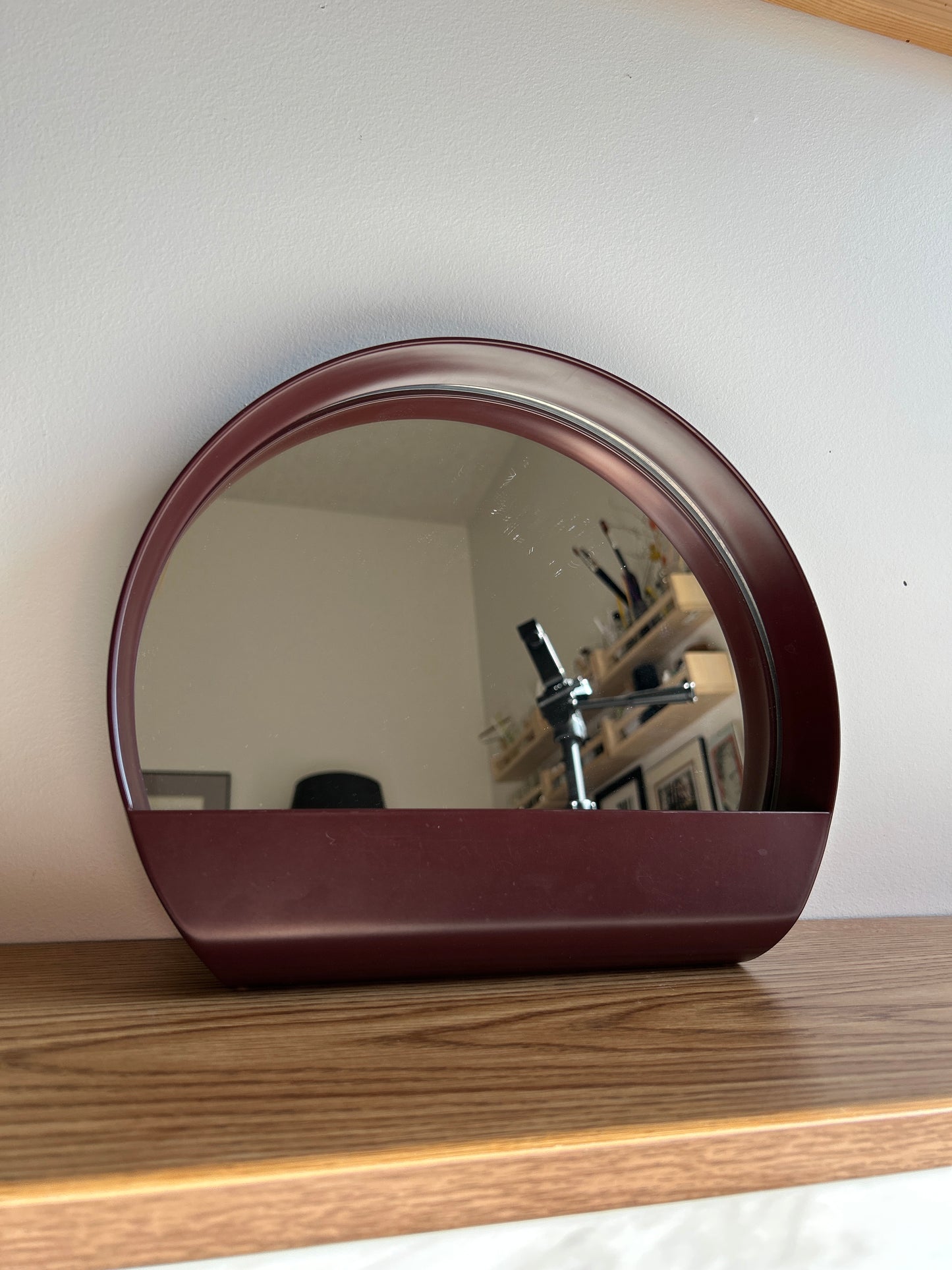Vintage Ikea Entry Mirror | W/ Catch-All Pocket