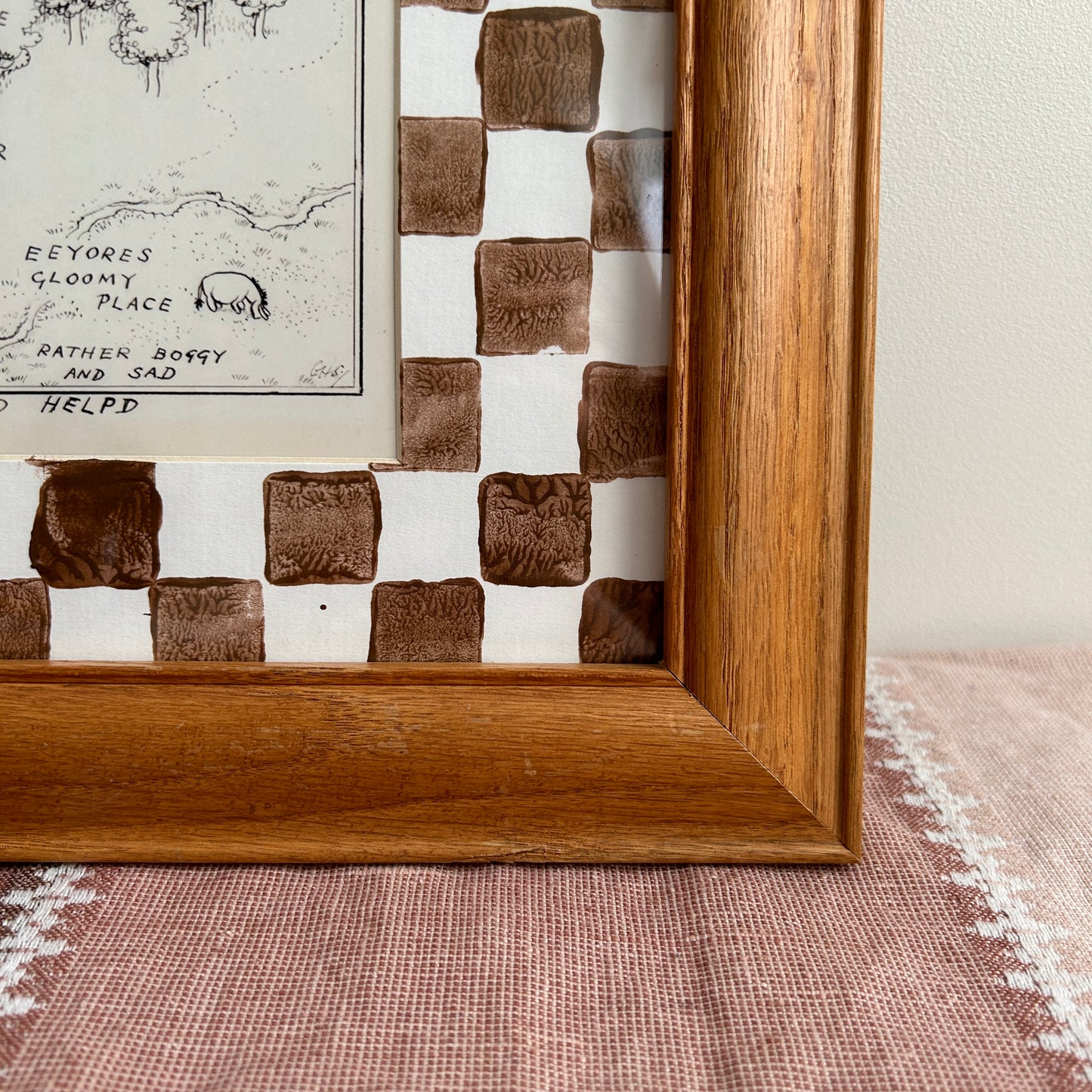 Vintage Winnie the Pooh | 100 Acre Wood Map Print