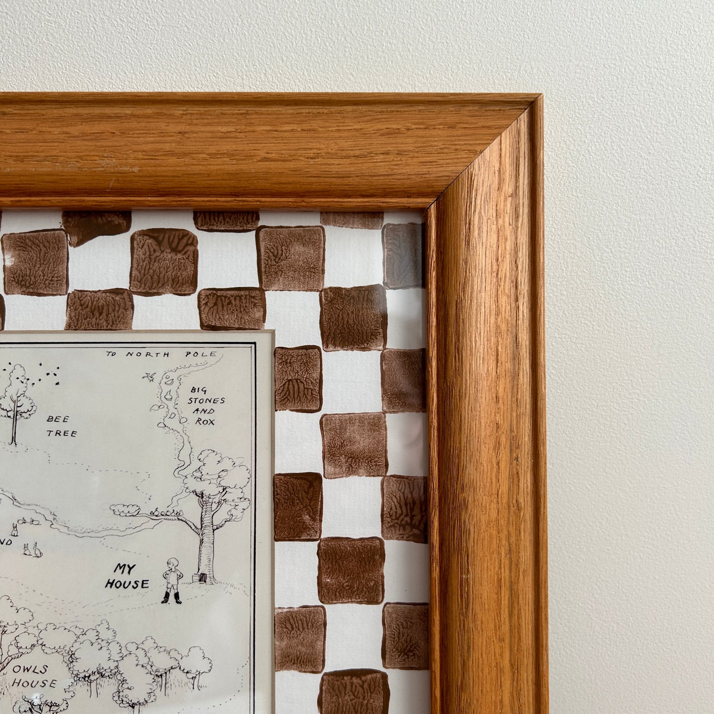 Vintage Winnie the Pooh | 100 Acre Wood Map Print
