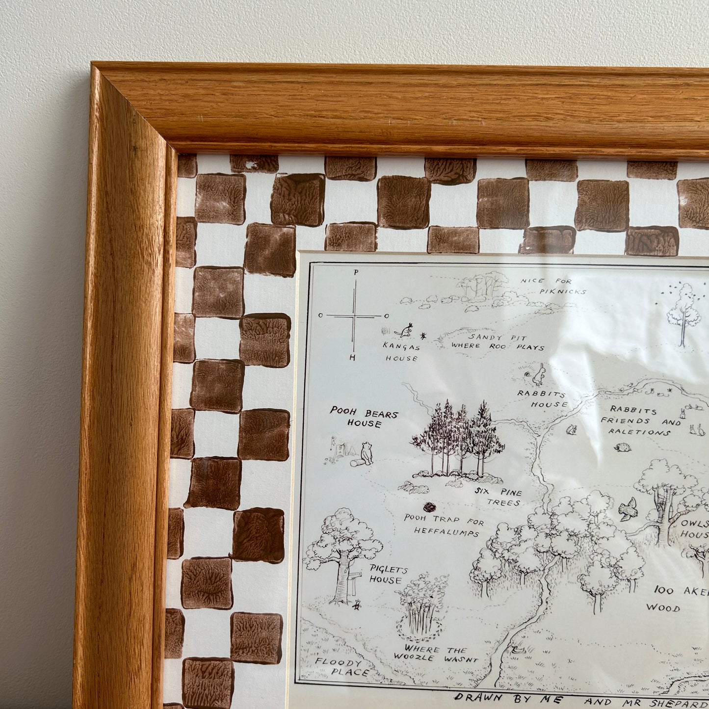 Vintage Winnie the Pooh | 100 Acre Wood Map Print