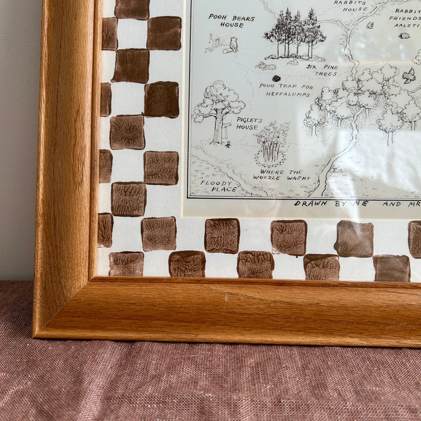 Vintage Winnie the Pooh | 100 Acre Wood Map Print