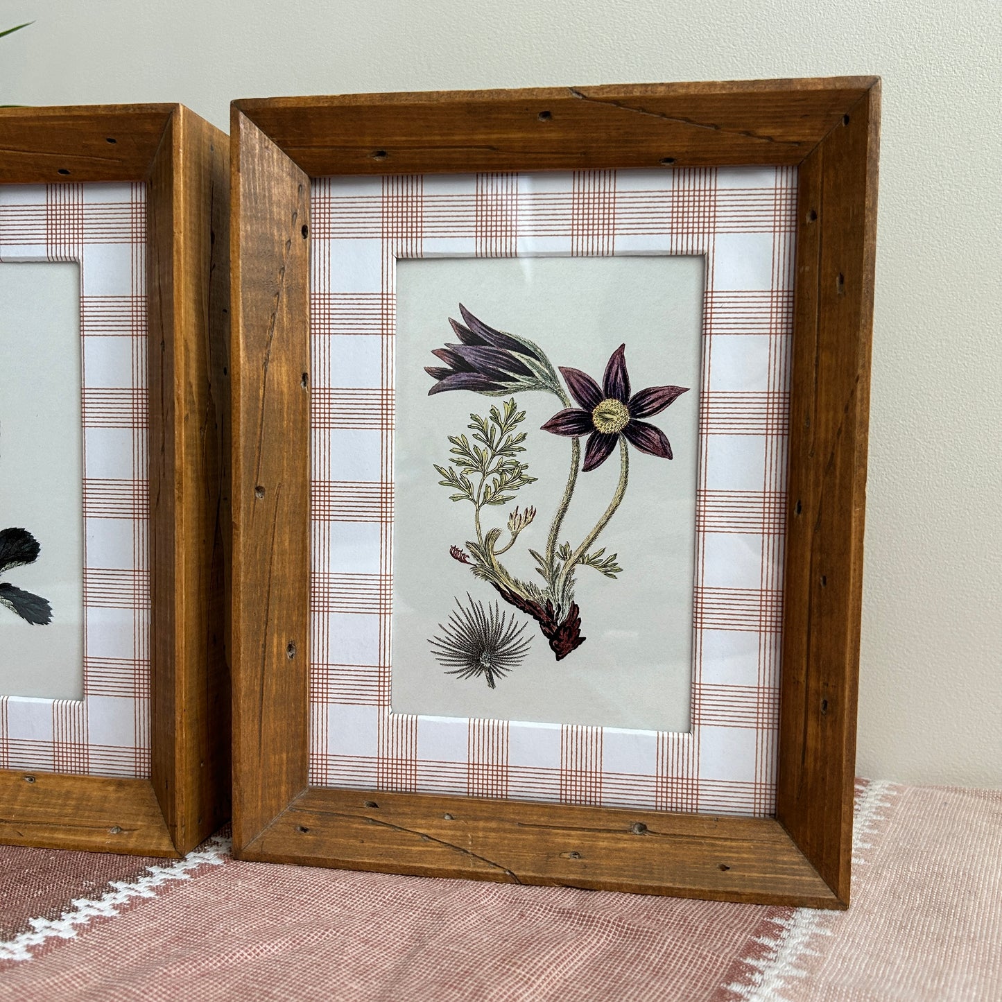 Vintage Floral Prints | Bespoke Custom Matting