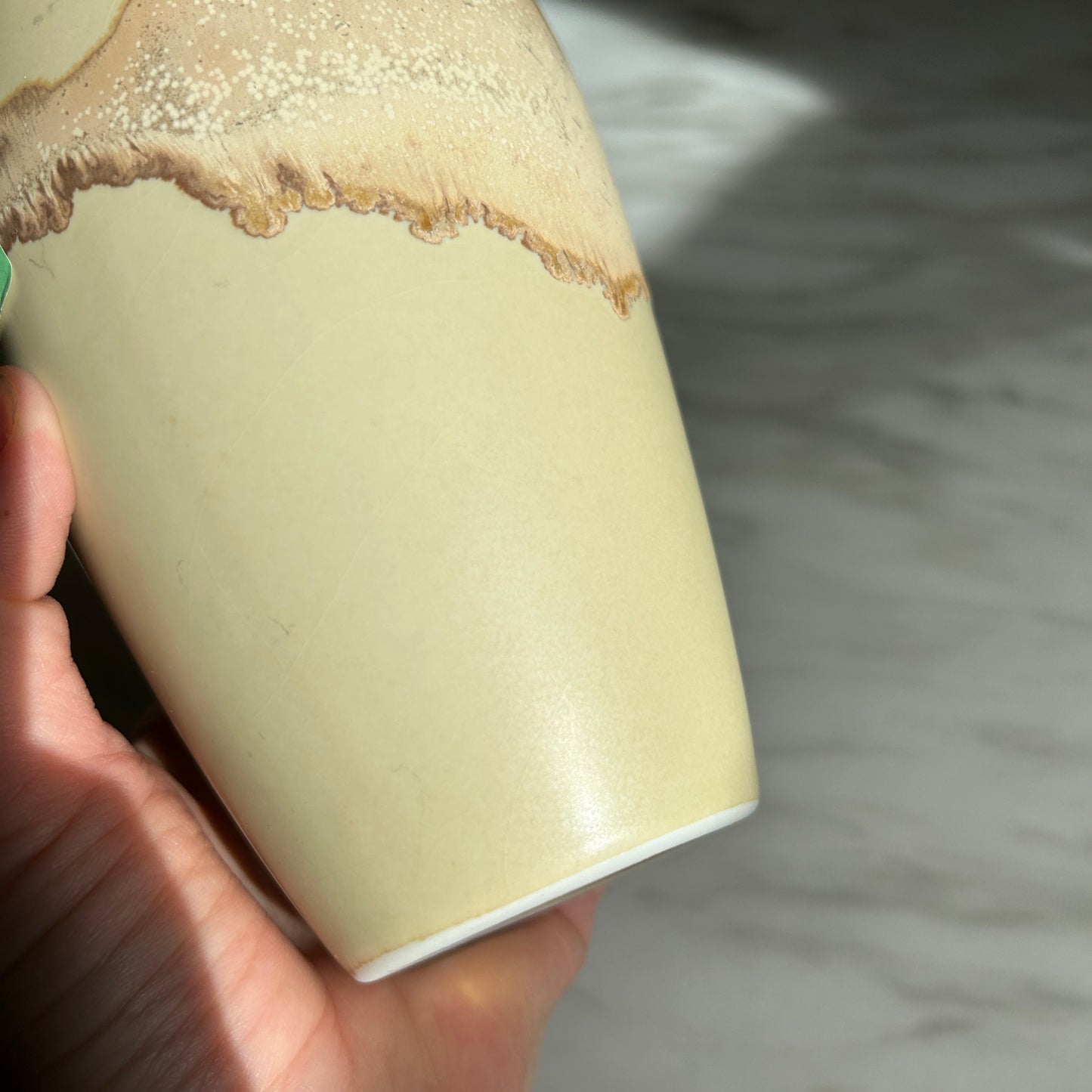 Vintage Drip Glaze Vase