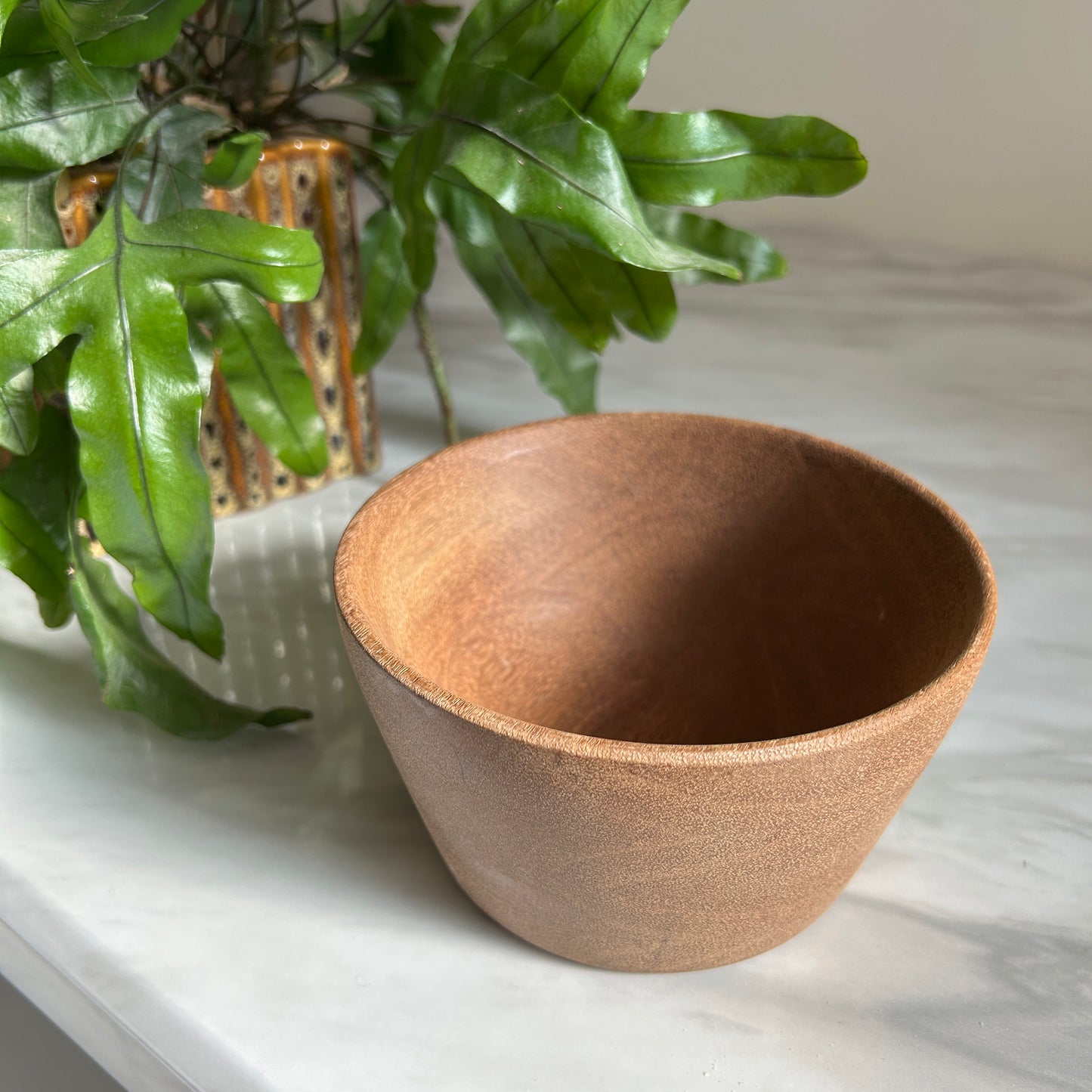 Vintage Turned Wood Catch-All Dish