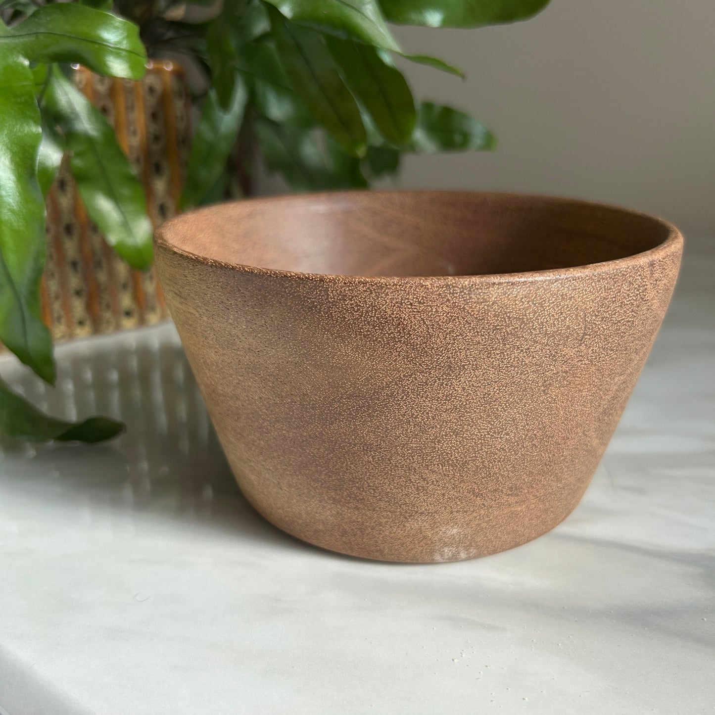 Vintage Turned Wood Catch-All Dish