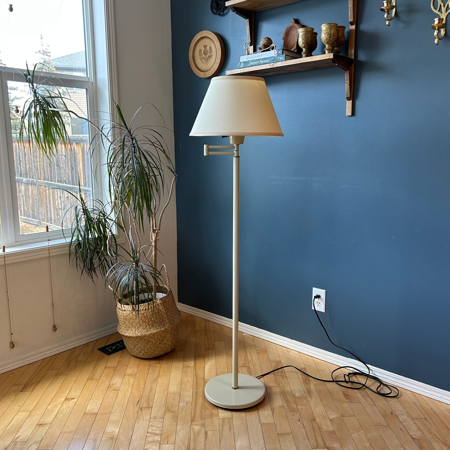 Vintage Swivel Arm Floor Lamp