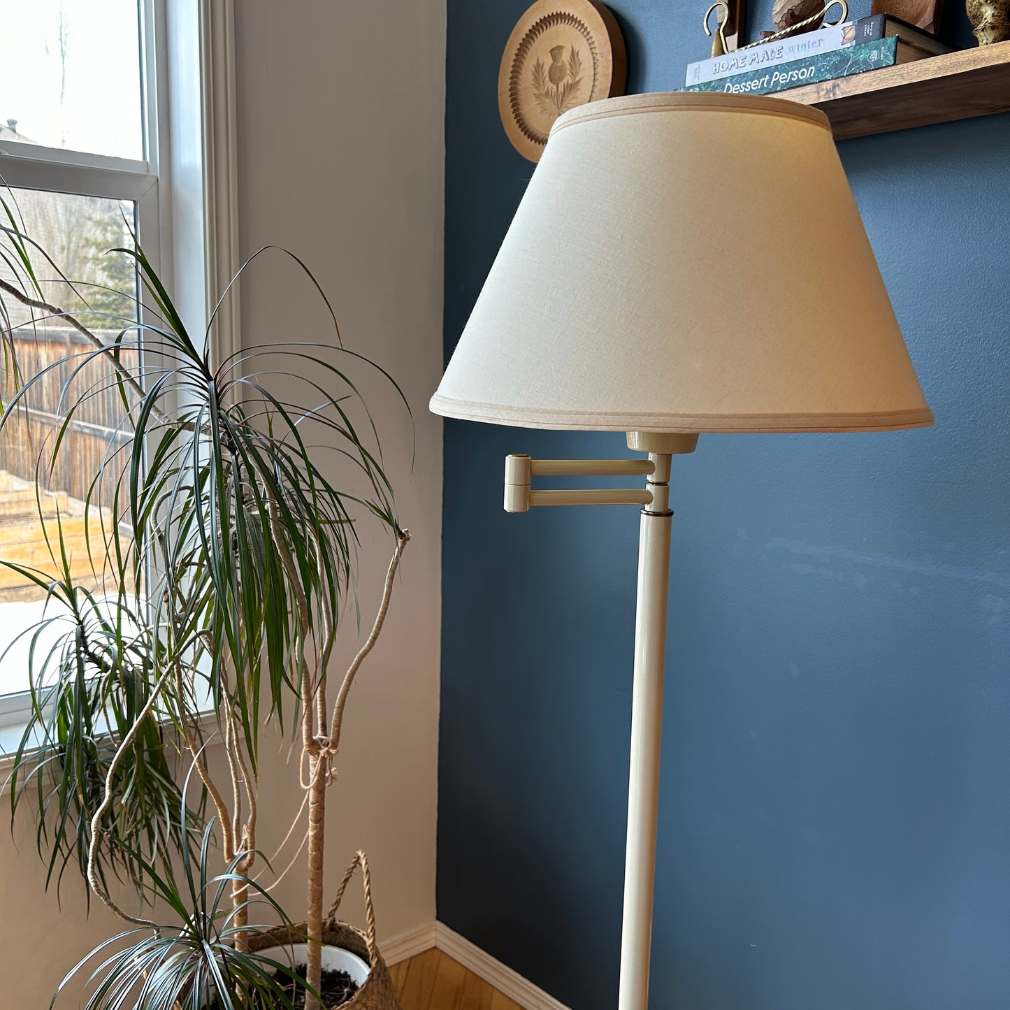 Vintage Swivel Arm Floor Lamp