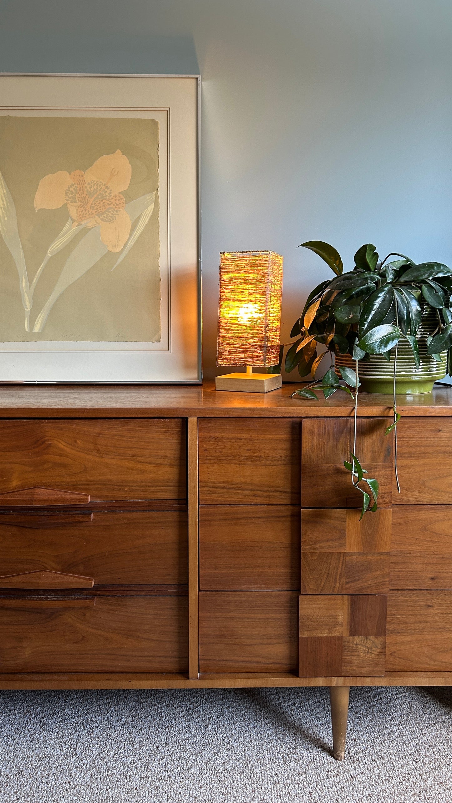 Natural Woven Lamp