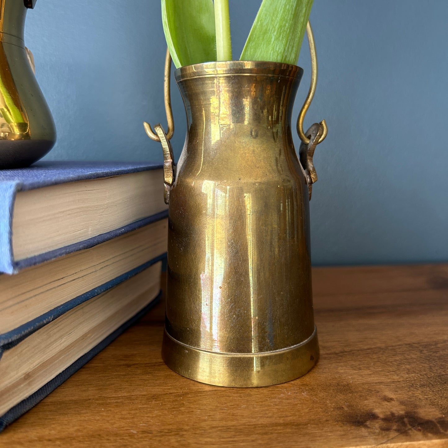 Vintage Brass Milk Jugs – Pair