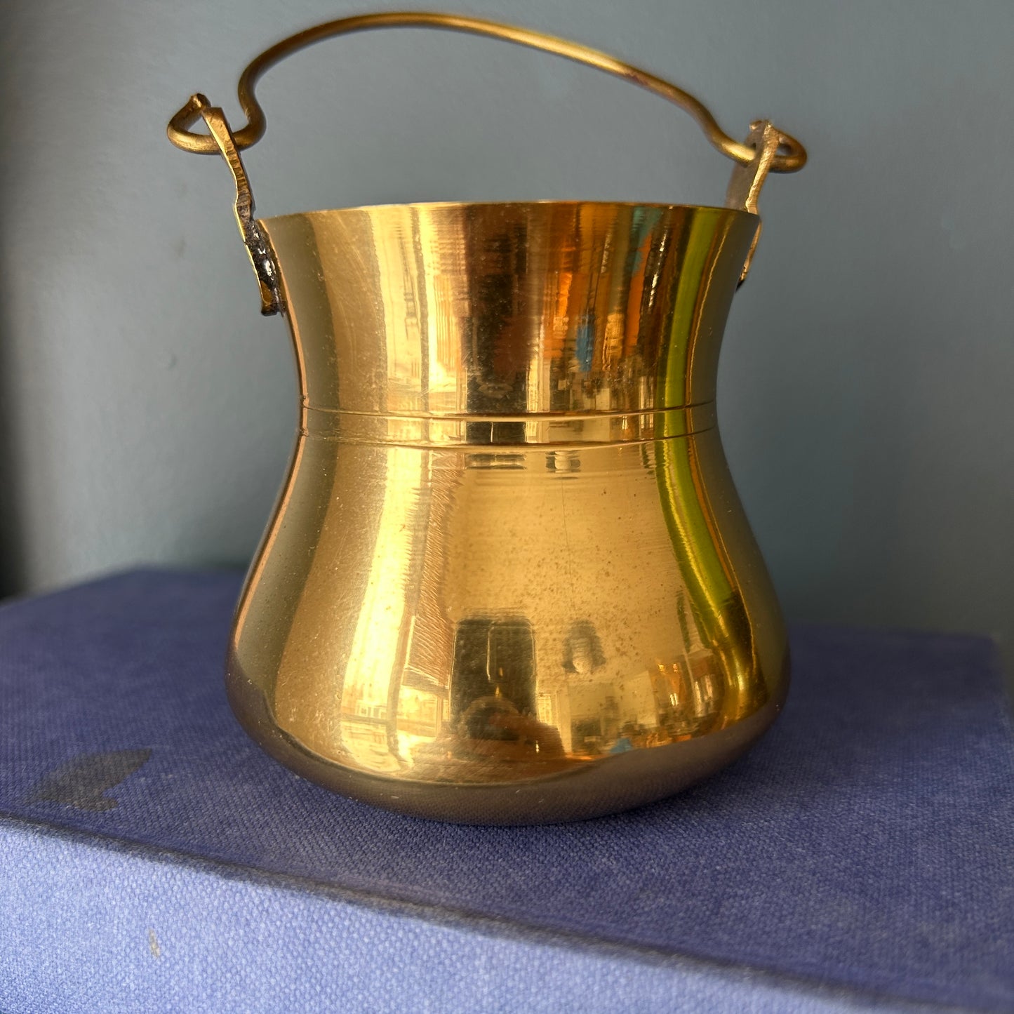 Vintage Brass Milk Jugs – Pair