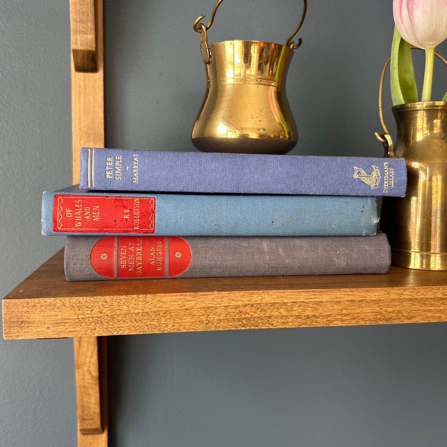 Vintage Brass Milk Jugs – Pair