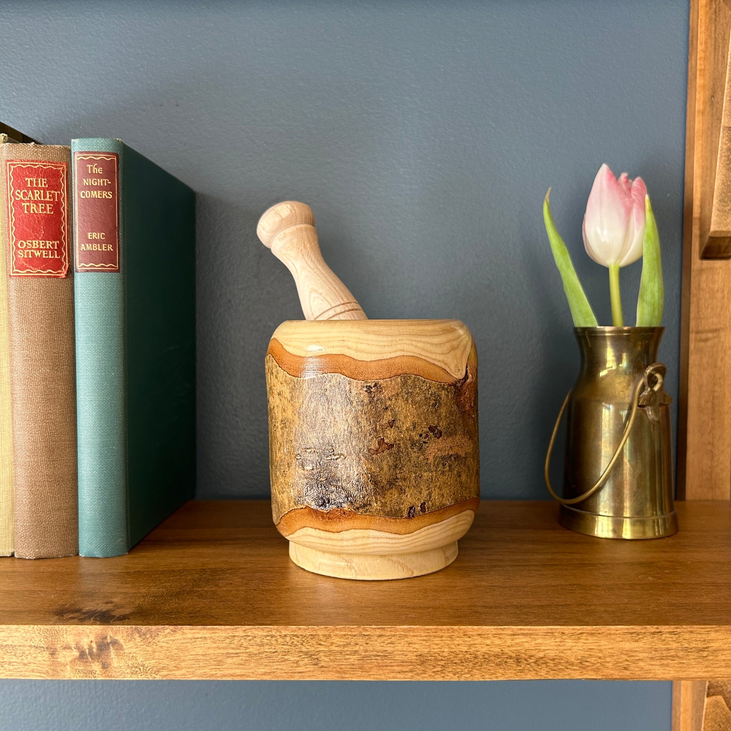 Hand Turned Mortar & Pestle