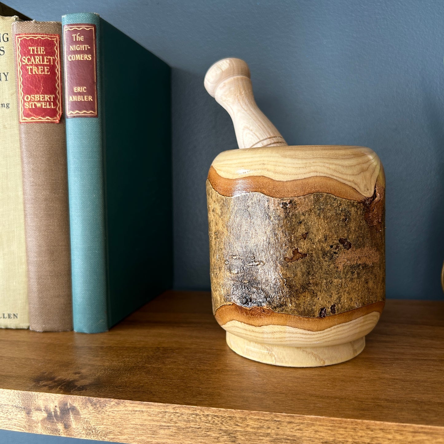 Hand Turned Mortar & Pestle