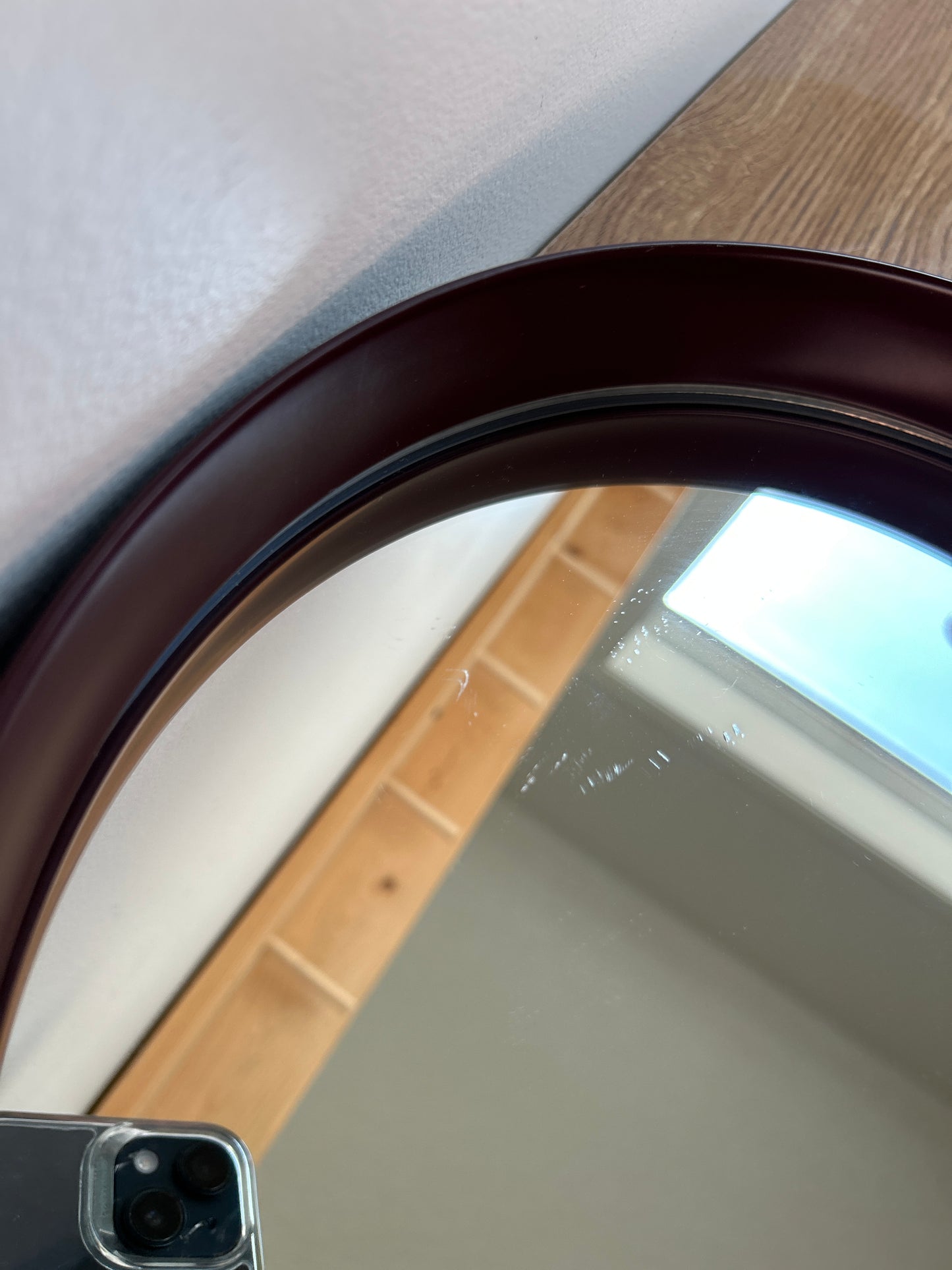 Vintage Ikea Entry Mirror | W/ Catch-All Pocket