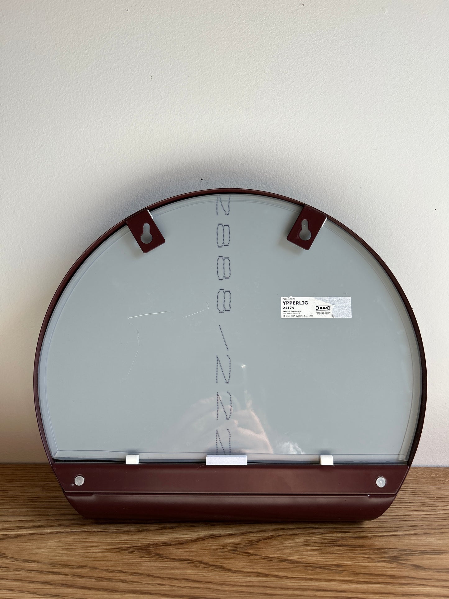 Vintage Ikea Entry Mirror | W/ Catch-All Pocket