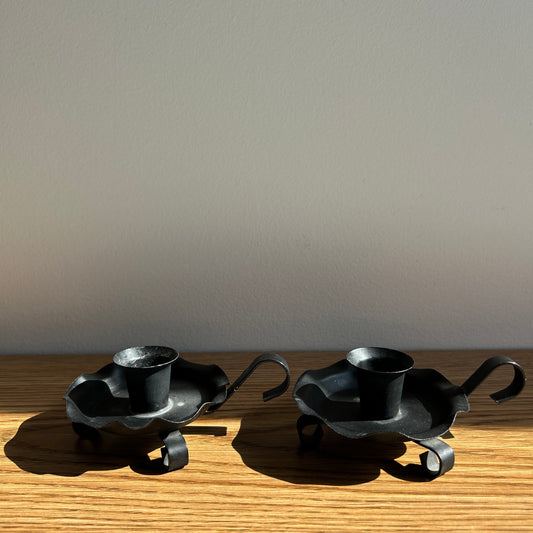 Vintage Candlestick Holders | Set of Two