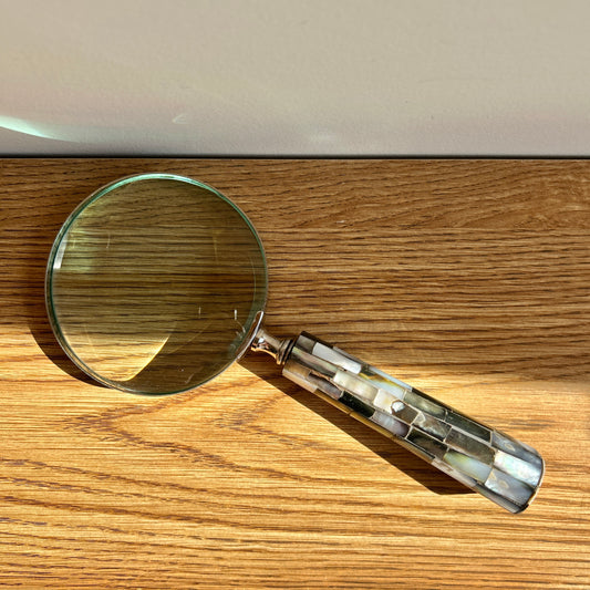 Vintage Mother of Pearl Magnifying Glass