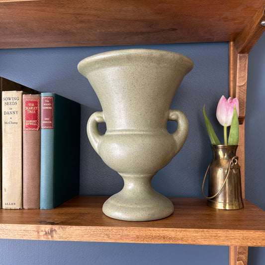 Traditional Style Green Vase